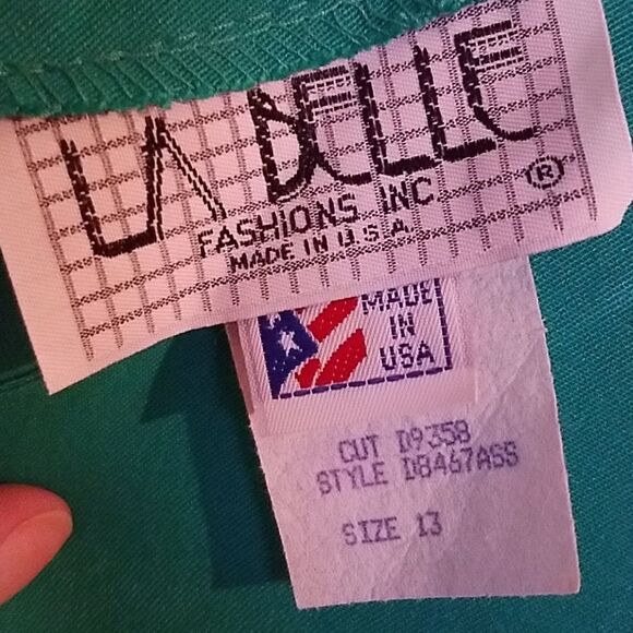 Dark aqua short sleeve dress - Picture 5 of 5